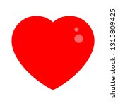 heart love icon   heart symbol  ... | Shutterstock .eps vector #1315809425