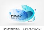 liquid blue color background... | Shutterstock .eps vector #1197649642