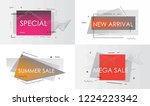 sale  new arrival  discount ... | Shutterstock .eps vector #1224223342
