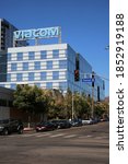 Small photo of Hollywood, California / USA - November 10, 2020: VIACOM building in Hollywood California. Editorial use only