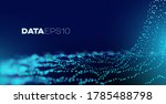 data waterfall. abstract... | Shutterstock .eps vector #1785488798