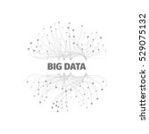abstract big data illustration. ... | Shutterstock .eps vector #529075132