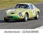 Small photo of Scarperia, 3 April 2022: Alfa Romeo Giulia TZ 1964 driven by unknown in action during Mugello Classic 2022 at Mugello Circuit in Italy.