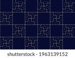 abstract dotted geometric line... | Shutterstock .eps vector #1963139152