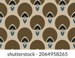 elegant paisley flowers motif... | Shutterstock .eps vector #2064958265