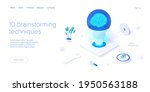 brainstorming session concept... | Shutterstock .eps vector #1950563188