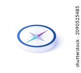 compass icon illustration in... | Shutterstock .eps vector #2090525485