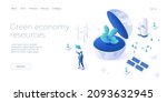 green economy and renewable... | Shutterstock .eps vector #2093632945