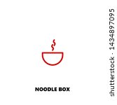 noodle box icon. noodle box... | Shutterstock .eps vector #1434897095