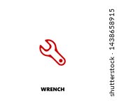 wrench icon. wrench vector... | Shutterstock .eps vector #1438658915