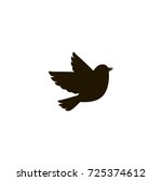 bird icon. sign design | Shutterstock .eps vector #725374612