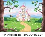 Fairy Tale Background With...