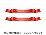 merry christmas and happy new... | Shutterstock . vector #1206775195