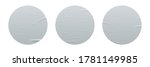 glued round stickers set... | Shutterstock .eps vector #1781149985