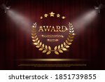 award nomination emblem  stage... | Shutterstock .eps vector #1851739855