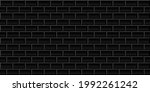 black metro tiles seamless... | Shutterstock .eps vector #1992261242