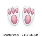 easer rabbit foot shape... | Shutterstock .eps vector #2119233635