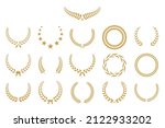 gold laurel wreath  winner... | Shutterstock .eps vector #2122933202