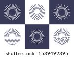 sun logotype collection.... | Shutterstock .eps vector #1539492395