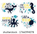 save the ocean. ecology... | Shutterstock .eps vector #1766594078