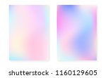 hologram gradient background... | Shutterstock .eps vector #1160129605