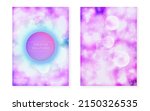 hipster fluid. vibrant dots.... | Shutterstock .eps vector #2150326535