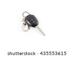 remote car key isolated on... | Shutterstock . vector #435553615