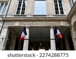 Small photo of Paris, France-02 17 2023 : Constitutional Council