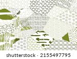 vector pattern. abstract... | Shutterstock .eps vector #2155497795