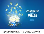 win prize. online casino... | Shutterstock .eps vector #1995728945