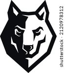 head of wolf geometric design | Shutterstock .eps vector #2120978312