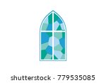 Church Window Vector