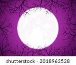 happy halloween purple... | Shutterstock .eps vector #2018963528