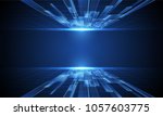 vector abstract high technology ... | Shutterstock .eps vector #1057603775