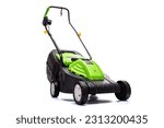 Garden electric lawn mower with ...