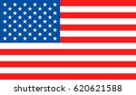 usa flag. national united state ... | Shutterstock .eps vector #620621588