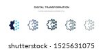 Digital Transformation Icon In...