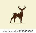 deer illustration vector ... | Shutterstock .eps vector #1295453308