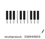 Piano  Icon  Vector...