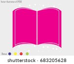 book icon  vector illustration... | Shutterstock .eps vector #683205628
