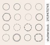 round frames in doodle style ... | Shutterstock .eps vector #1919470745