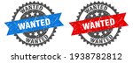 wanted grunge stamp set. wanted ... | Shutterstock .eps vector #1938782812