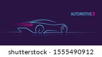 modern car minimalistic line... | Shutterstock .eps vector #1555490912