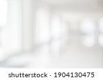 Empty Blur White Corridor...