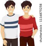 Illustration Of Twin Boys In...