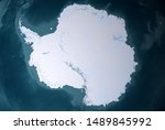 Antarctica from space, mainland. Elements of this image were furnished by NASA