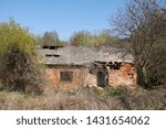 ruined old abandoned house near Hodonovice, Czech Republic