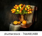 Classic Still Life With Bouquet ...