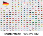 world flag illustrations in the ... | Shutterstock .eps vector #407291482