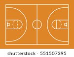 a basketball court illustration ...